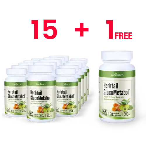 Herbtail GlucoMetabol 15+1 (Free)