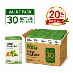 Herbtail GlucoMetabol | 30-Bottle Value Pack – Save 20%